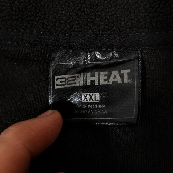 32 Degrees Heat Brown Fleece T Snap Pullover Sweater Mens XXL Teddy Gorpcore - Picture 2 of 5